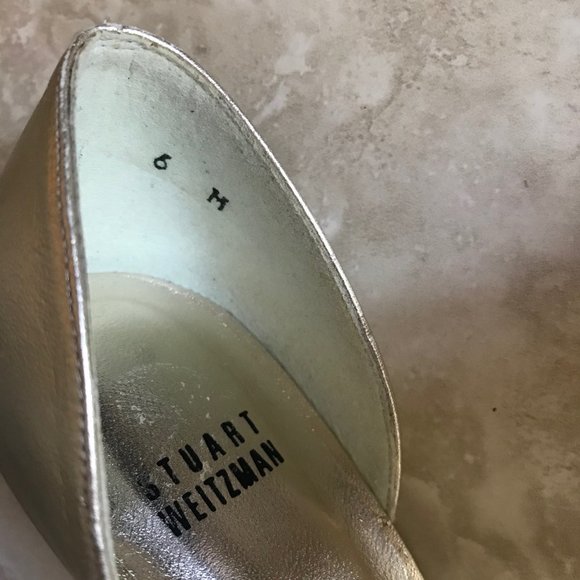 Stuart Weitzman leather sandals, size 6M - Picture 4 of 4